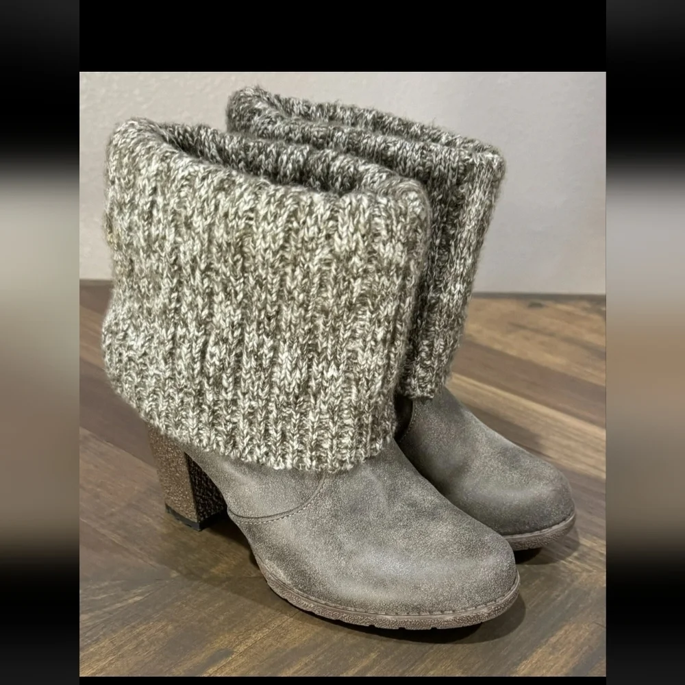 🧣 Mukluks Western Roper Boots – Knit Upper, 3.5" Heel, Size 7 - Picture 9 of 9